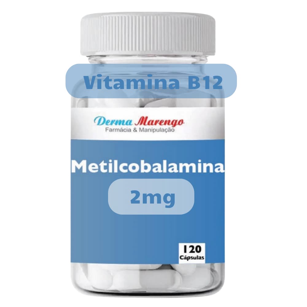 Metilcobalamina 2mg - (Vitamina B12) - 120 Cápsulas