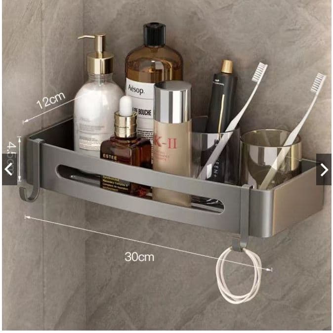 LONGO SUPORTE PARA SHAMPOO PARA USONO BANHEIRO NA PAREDE de aluminio suporte