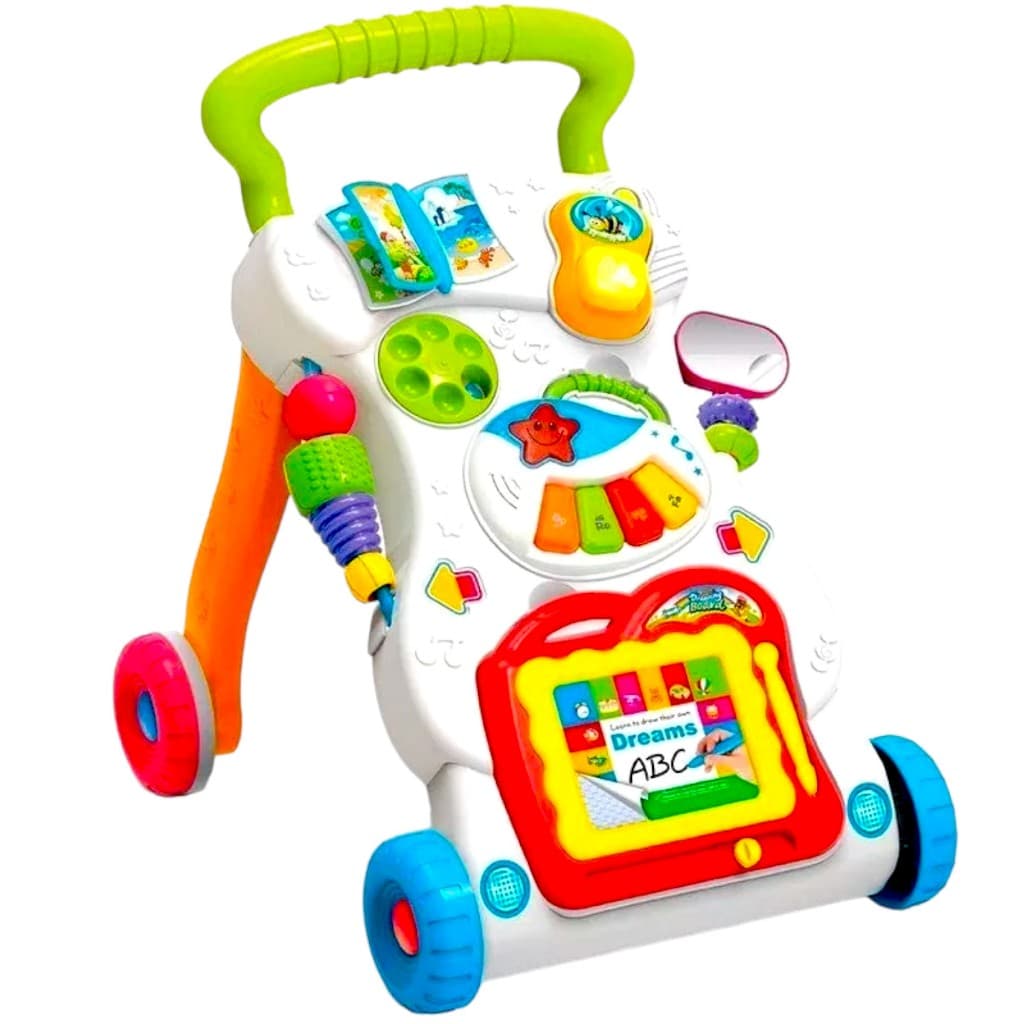 Andador Educativo Didático Musical Bebe Infantil com Centro de Atividades, Kidino