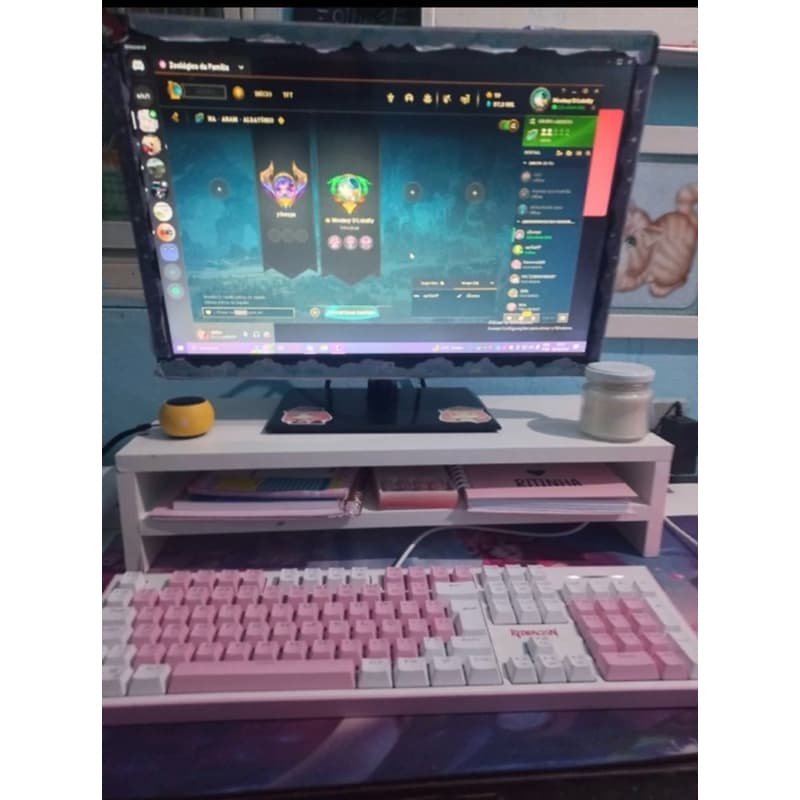 Suporte Base Para Monitor Simples / Gamer / Duplo pronta entrega Ergonômico mesinha