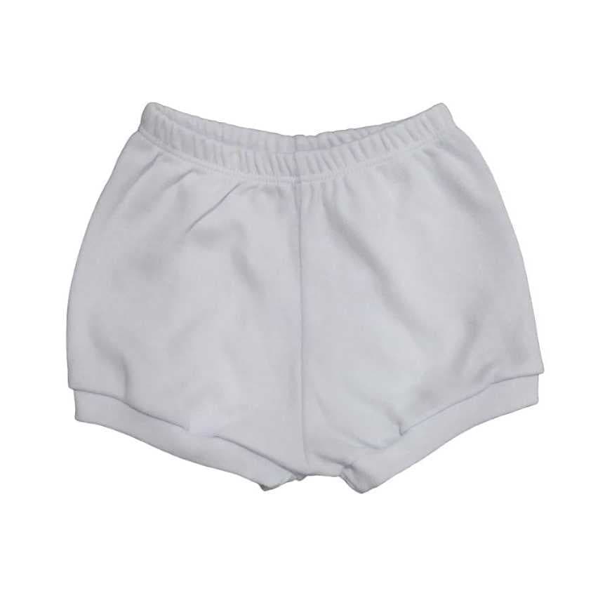 Shorts Bebê Tapa Fralda em Suedine Enxoval Maternidade