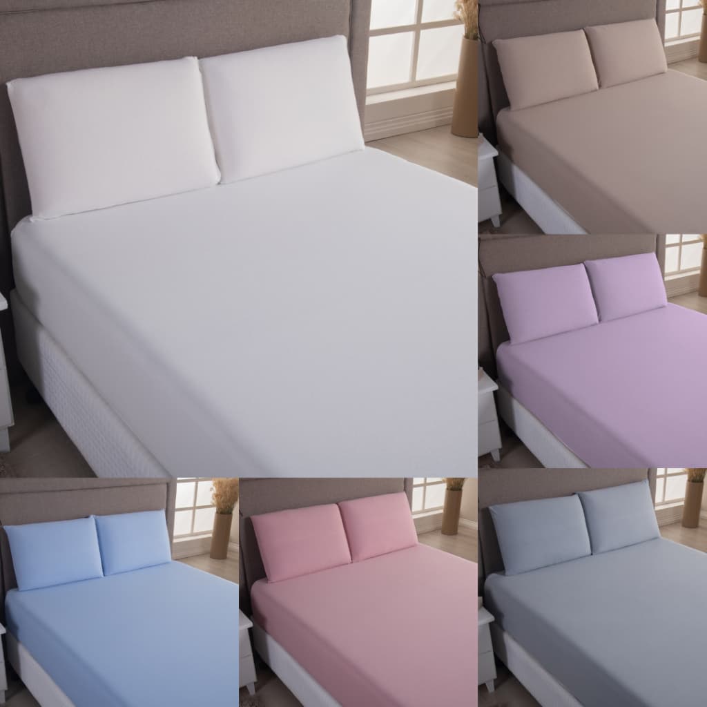Jogo de Lençol 03 Peças 400 Fios Cama Casal Queen / Casal / Solteiro Micropercal Todos os Tamanhos