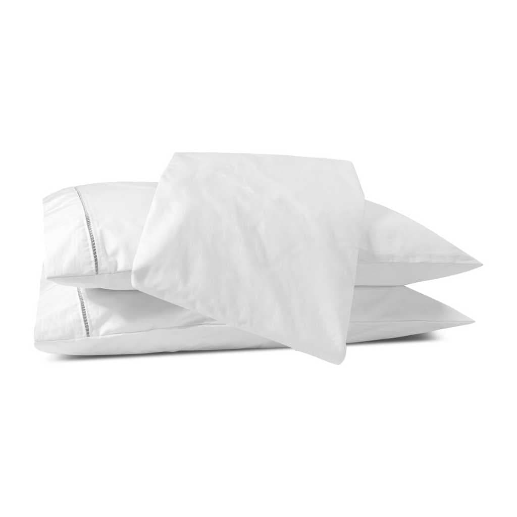 Jogo de Lençol Cama Casal Padrão 4 Peças Lençol de Cobrir e Fronhas com  Ponto Palito 200 Fios 100% Algodão