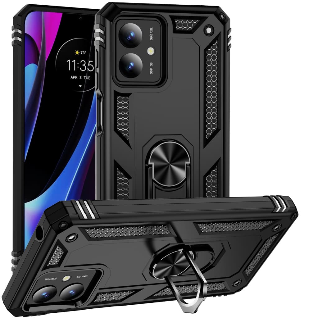 Capa Anti Impacto Anel Suporte para motorola Moto g13/Moto g14/moto g53/ moto g54(película de vidro opcional)