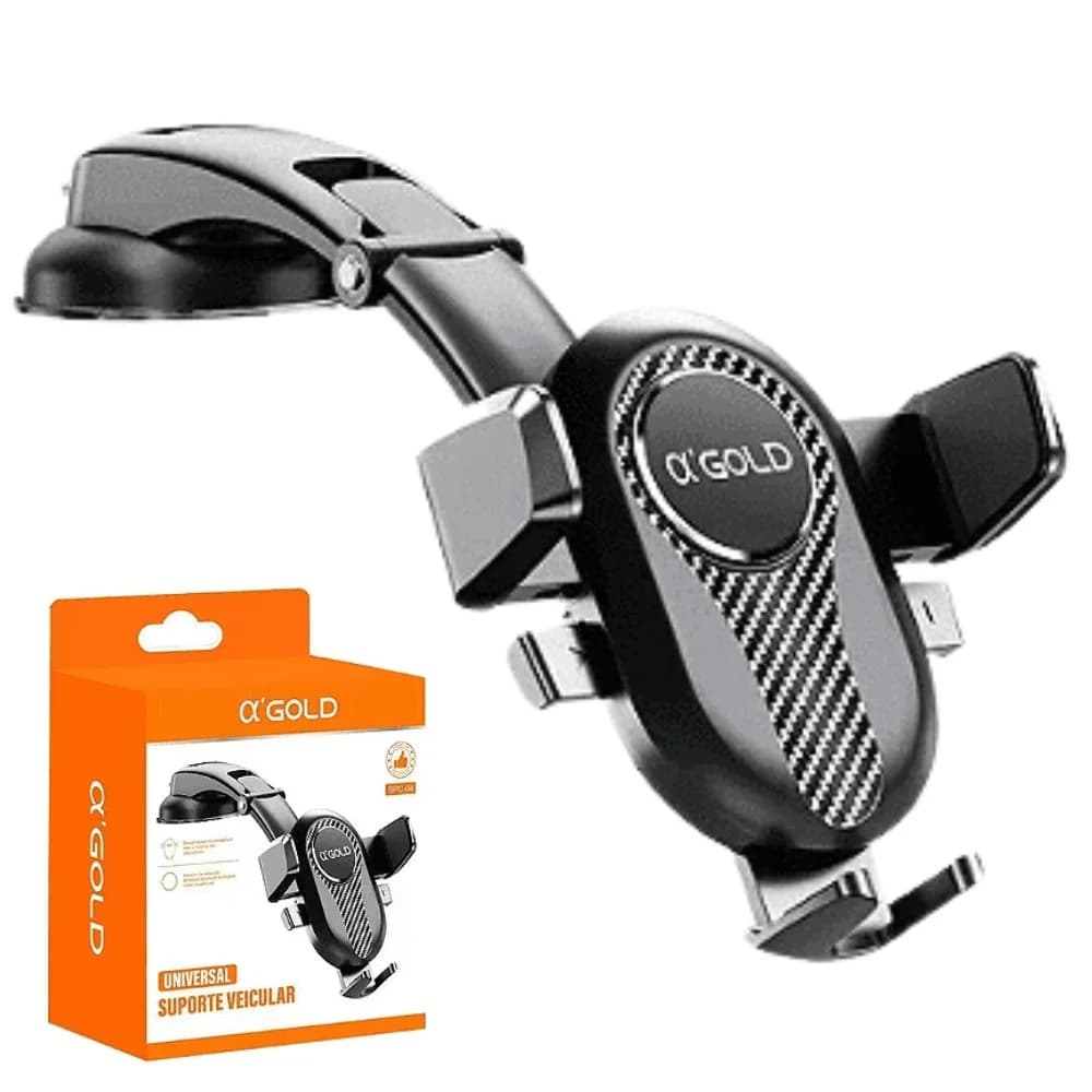 Suporte De Celular Para Carro Suporte articulado Suporte painel Super Fixação Spc-04