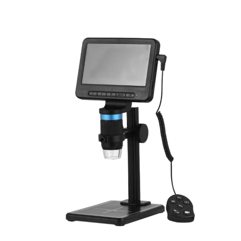 Microscópio Digital 5 Polegadas 1000X Vídeo 1080P Alta Precisão Com LED Controle