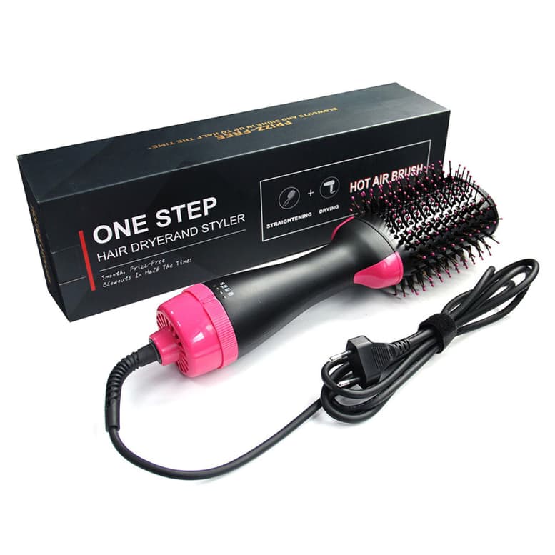 Escova Secadora Alisadora Modeladora 1000w Uso Profissional E Chapinha Triondas Original Modeladora Cabelo Profissional