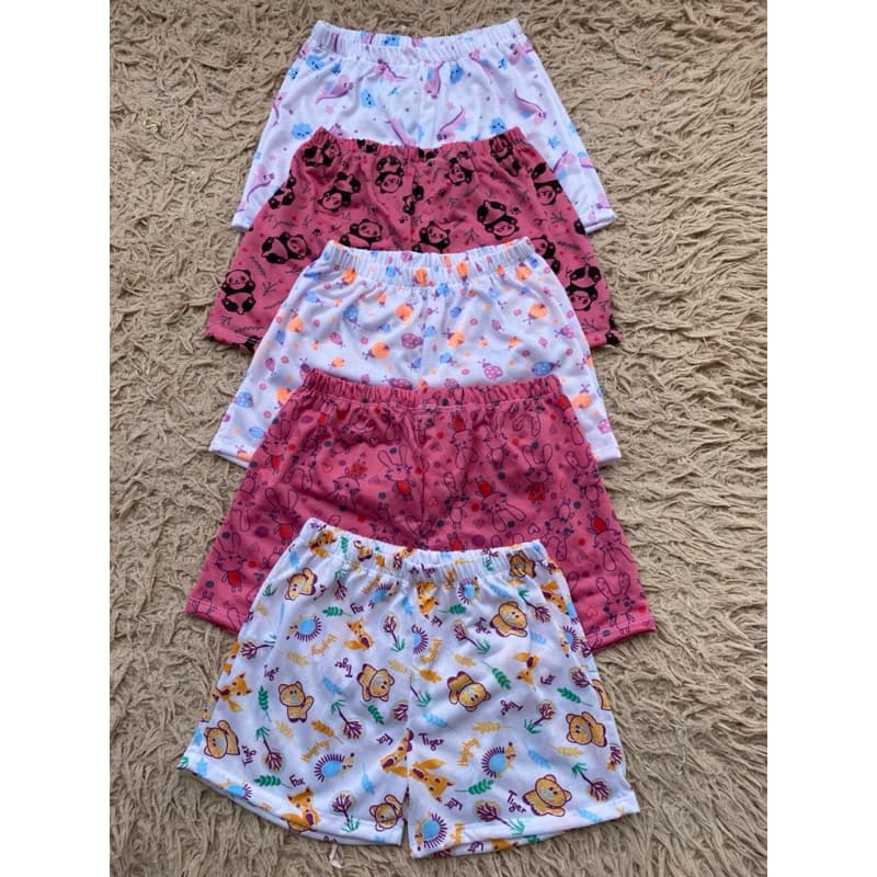kit  shorts bebê tapa fralda menino e menina roupa de dormir bermuda infantil dia a dia calor