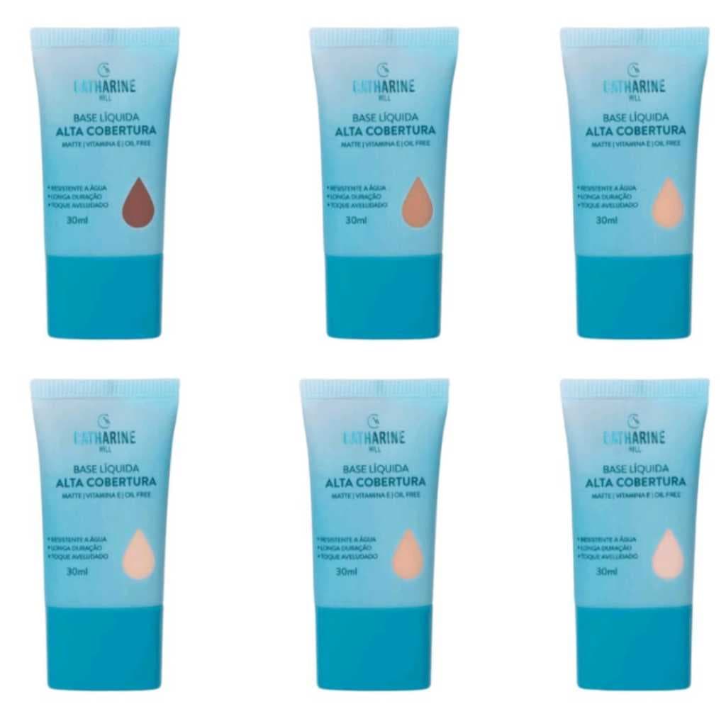 Base Líquida Chill Matte Alta Cobertura Longa Duração 30ml - Catharine Hill