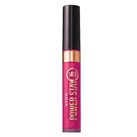 Batom Liquido Avon Power Stay Rosa Magenta de Longa Duração Matte - 6 ml