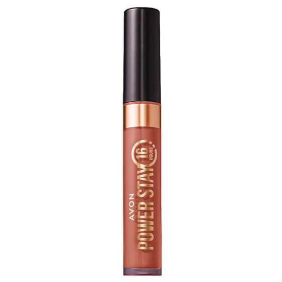 Batom Liquido Avon Power Stay Nude Queimado (Antigo Nude Retro) de Longa Duração Matte - 6 ml