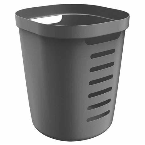 Cesto de Roupas Organizadores Banheiro Casa Cube Flex Preto 46 Litros - Ou