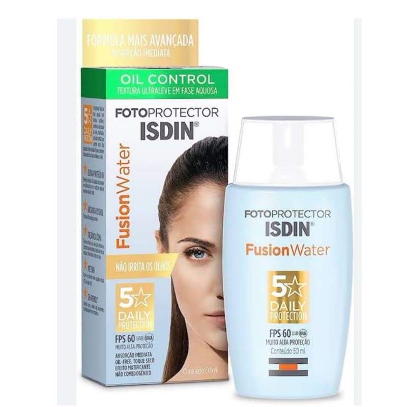 Protetor solar Facial incolor Isdin Fps 60 50ml oil control