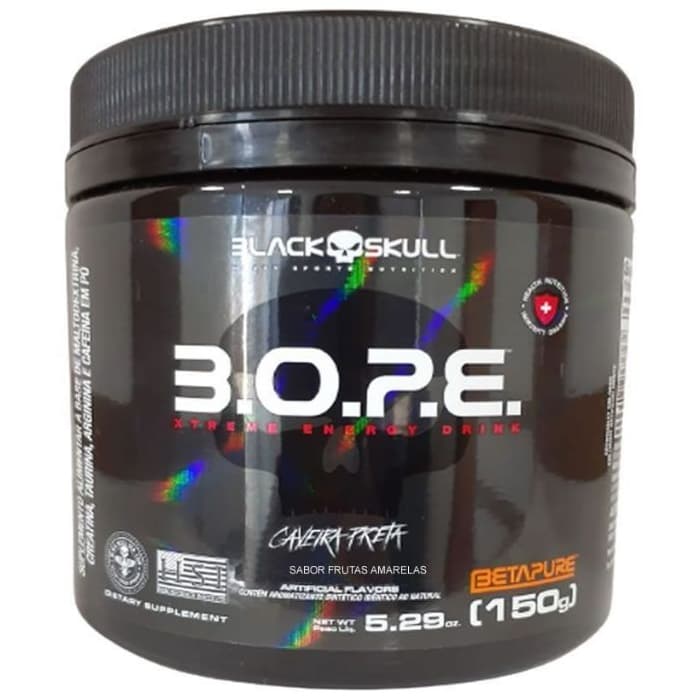 Pre Treino BOPE BLACK SKULL 150G
