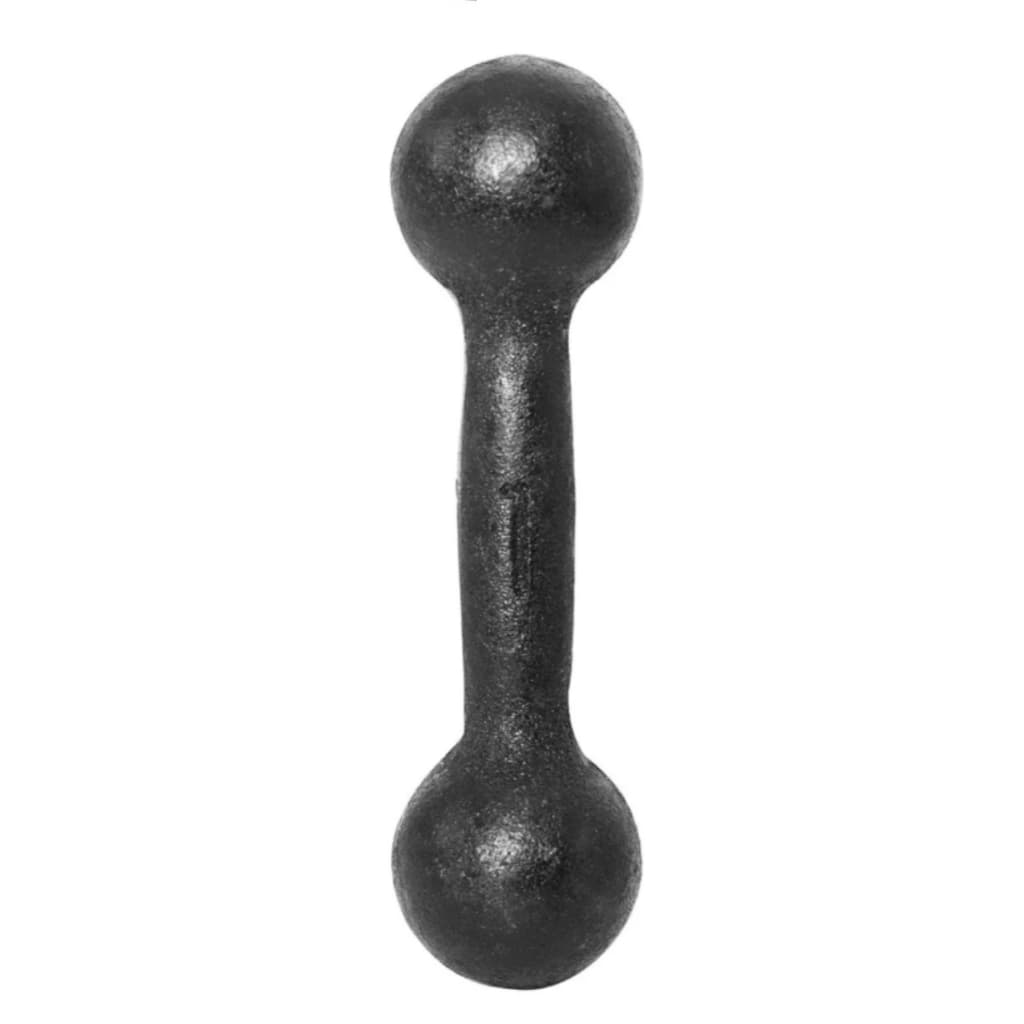 Halter Bola Pintado Ferro Fundido Pintado Preto de 01kg 1 Unidade Exercícios Em Casa Academia
