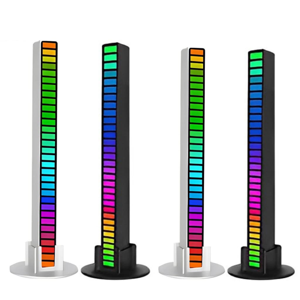 Barra de Luz Led RGB Rítmica Gamer Modos De Cores Ajustáveis Notebook PC TV Com Bateria