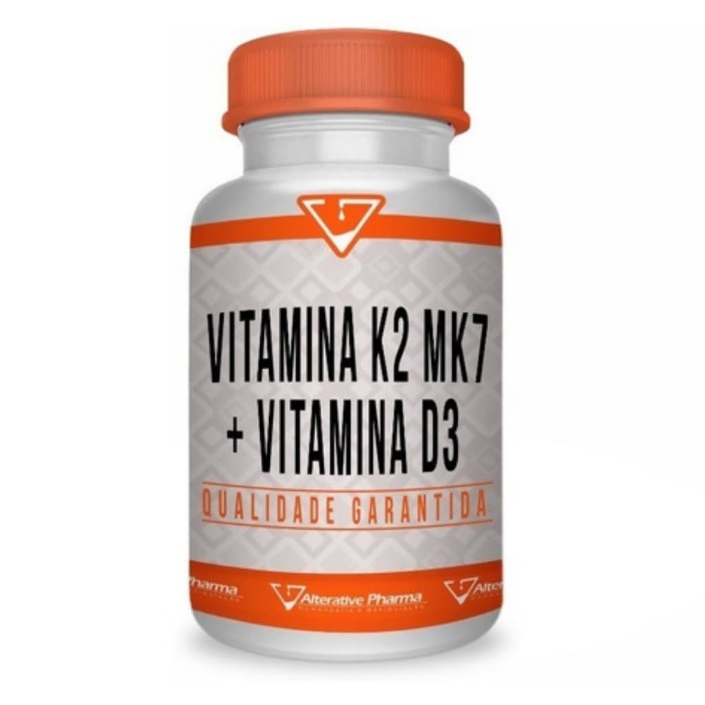 Vitamina K2 Mk7 150mcg e Vitamina D3 2000  UI 60 Comp. Sublingual