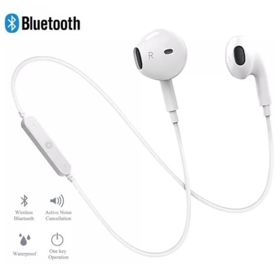 Fone de Ouvido sem Fio Bluetooth 5.0 Intra-Auricular Esportivo S6