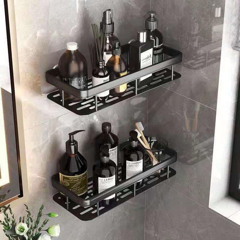 Prateleira Banheiro Shampoo, Organizador de Sabão Suporte Adesivo para Parede para Cozinha Banheiro