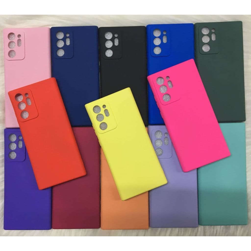 Capa Capinha Para- SAMSUNG NOTE 20 ultra - Samsung Silicone Aveludado  POR DENTRO