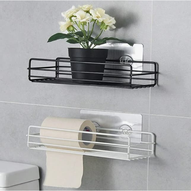 Suporte Organizador Para Banheiro  E Cozinha Multiuso com Adesivo