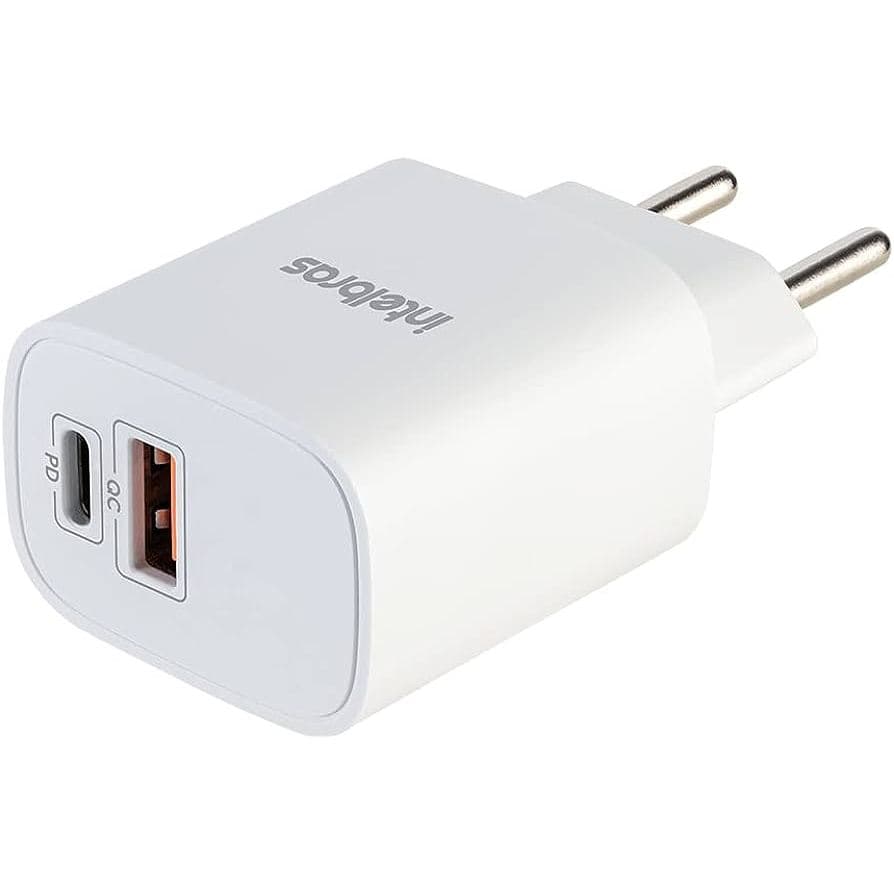 Carregador Ultra Rápido 2 Portas Usb 3A Ec 11 Power 20w Branco Intelbras (3x mais rapido)