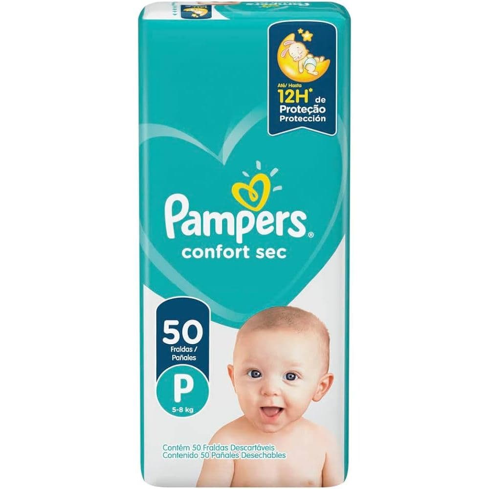 Fralda Infantil Descartável Pampers Confort Sec