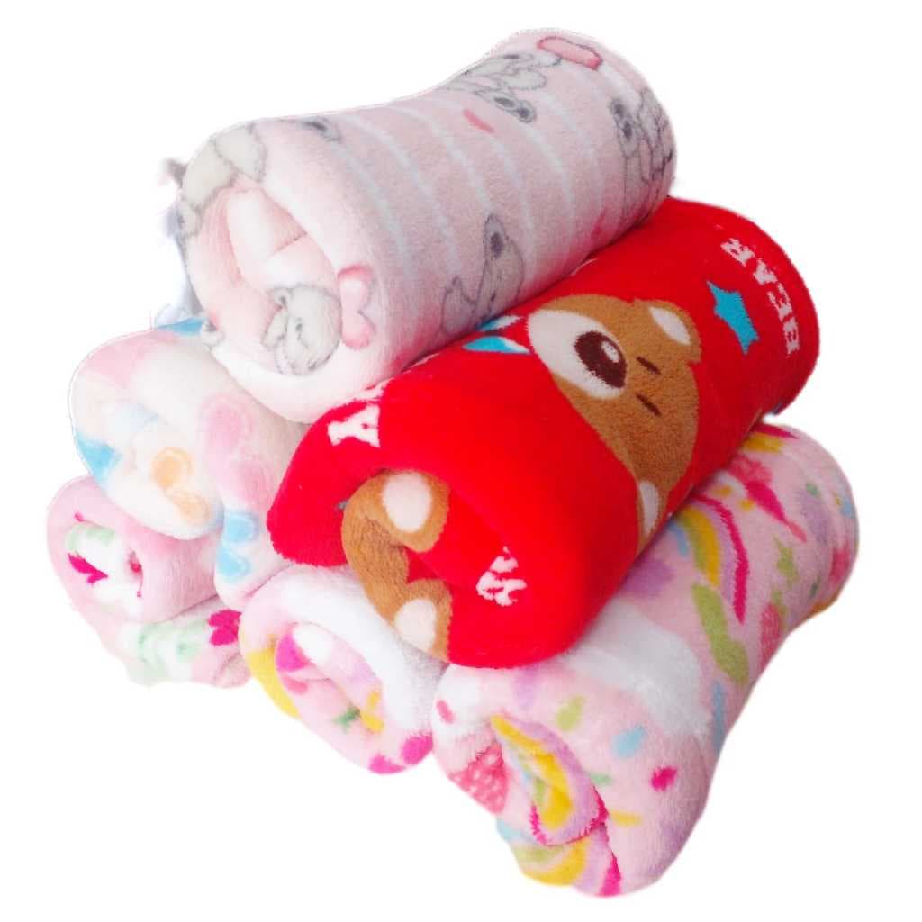 Kit 2 Mantinhas Mantas Cobertor Quentinha Fofinha para Bebe Infantil Enxoval Bebe