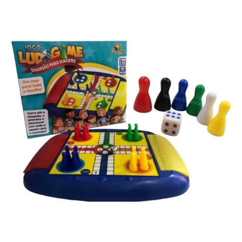 Jogo Ludo Brinquedo Game 18pçs 2 À 4 Jogadores Familia