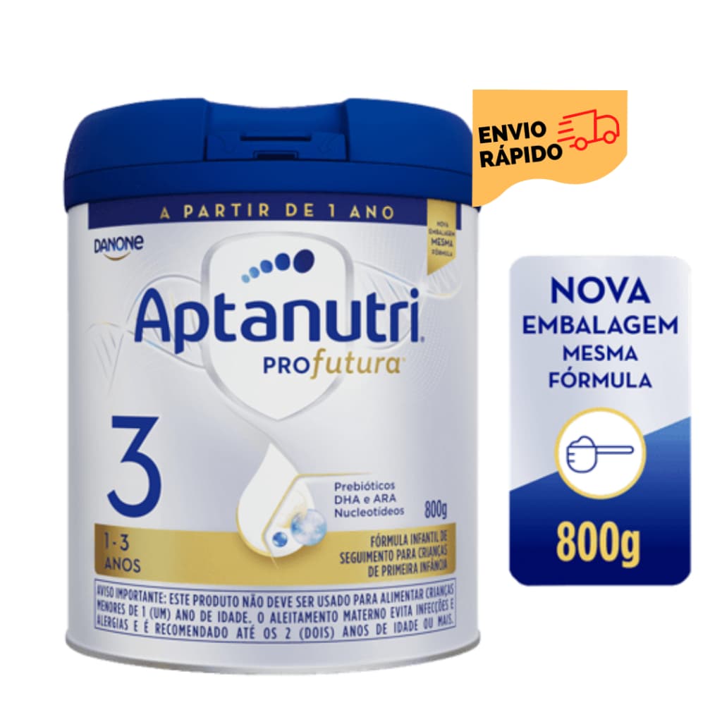 Fórmula Infantil em pó Aptamil Profutura 3 - Danone - 800gr