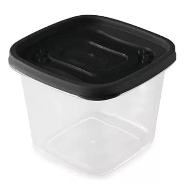Pote de Alimentos Organizador Multiuso Quadrado 1,2L - Praticidade e Estilo para sua Cozinha