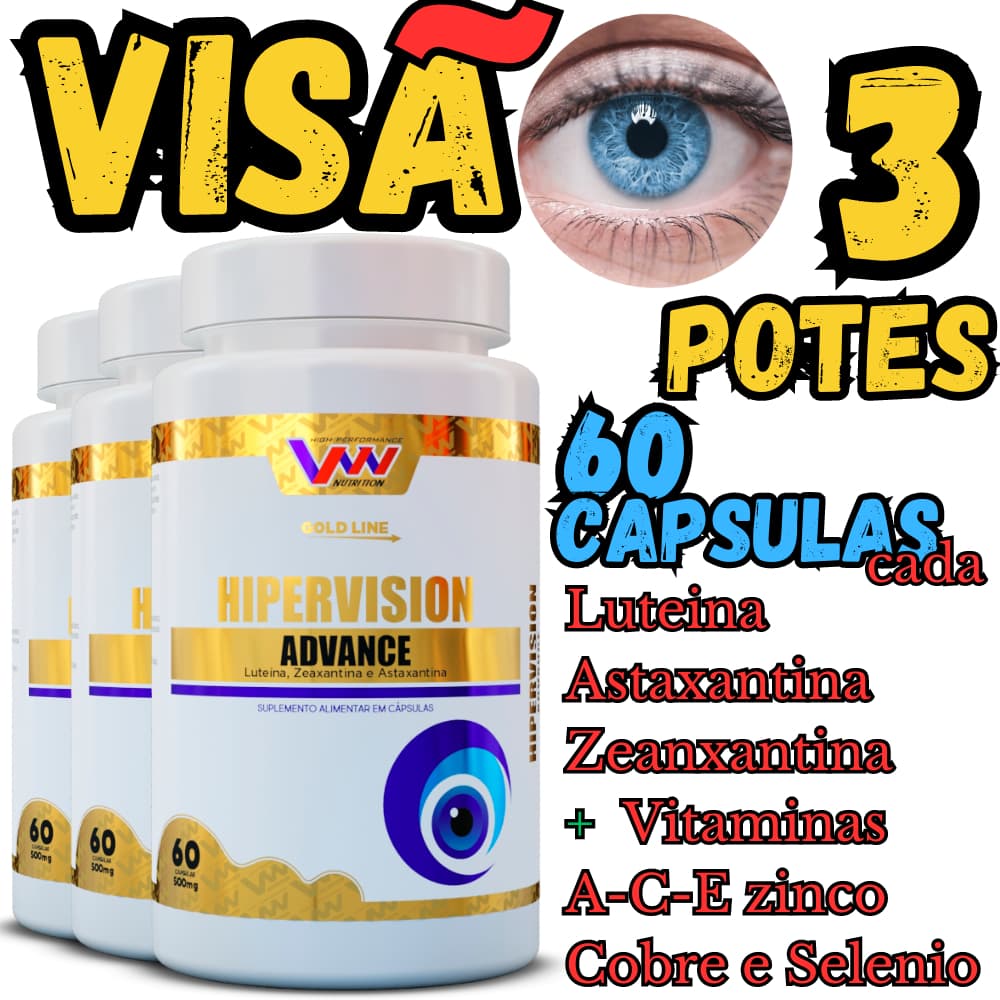 Olho Luteina Astaxantina Zeaxantina vitamina A vitamina C voitamina E mais zinco selenio e cobre