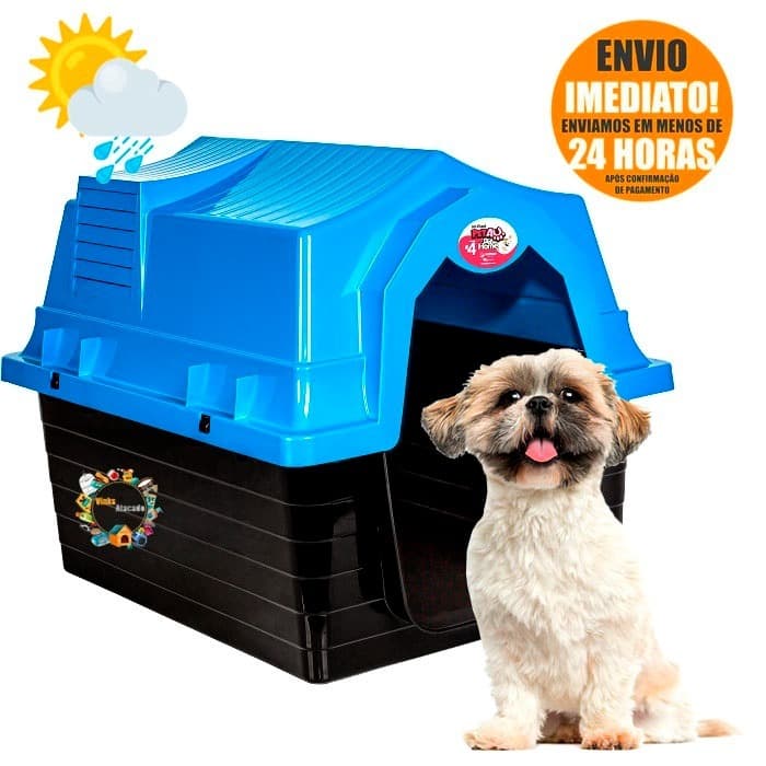 Casa Plastico Pet House N2 Para Cachorro Cães Gatos Coelho Porte Pequeno Casinha Plastica Jel Plast Ihasa Shitzu Maltes