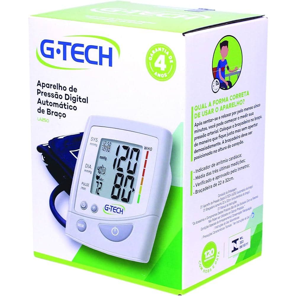 Aparelho De Pressão De Braço Linha Home La250 G-tech | Monitor de pressão arterial de braço hem-7142 omron