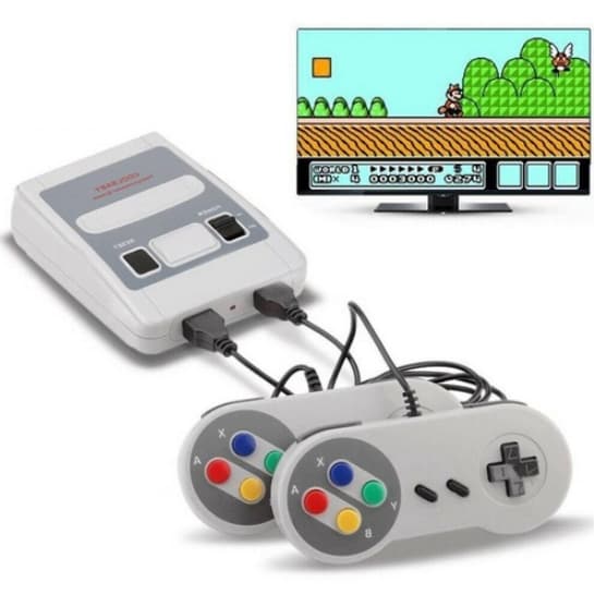 Video Game Retro Anos 80 E 90 620 Jogos 8 bits 2 Controles Console game antigo Vídeogame Clássico