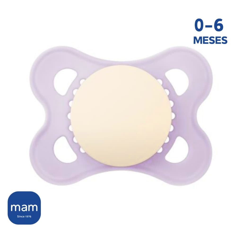 Chupeta MAM 0-6 Meses Original Bico Silicone Simétrico SkinSoft Bebê Menina Recém Nascido