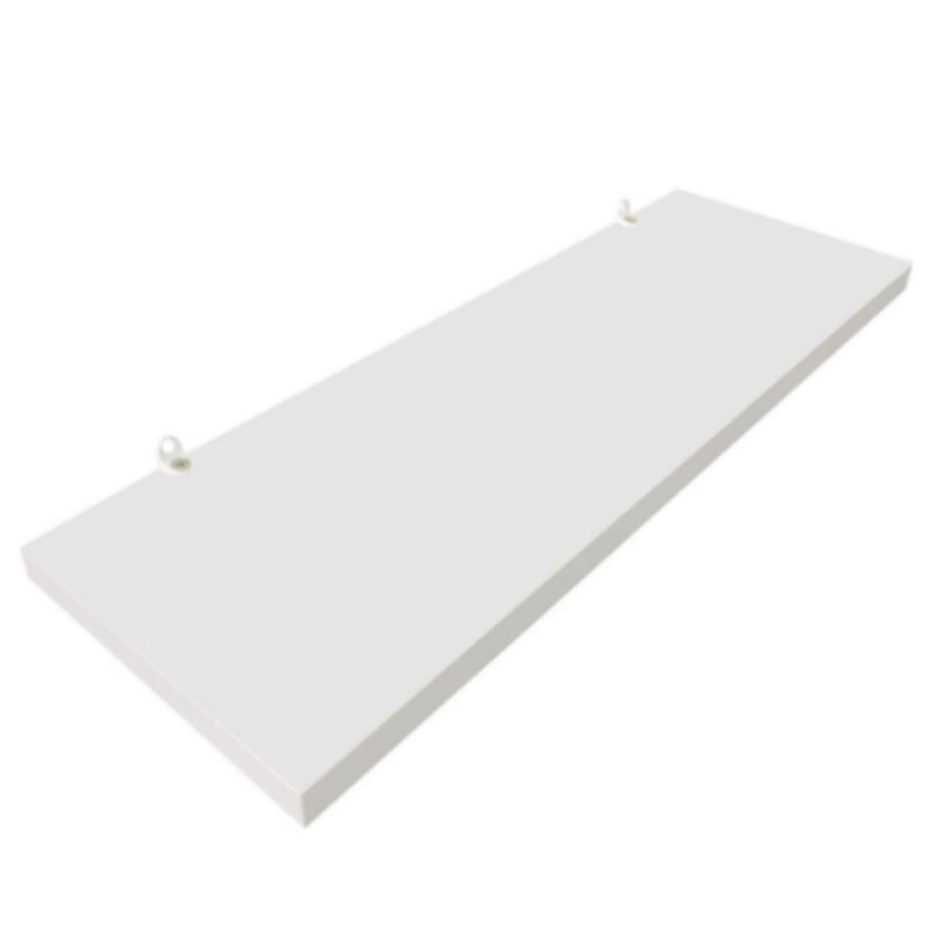 Kit Prateleiras Lisa 20/30/40cm Suporte invisível Mdf Reta Branco De Parede Livro Organizadora Cozinha Quarto