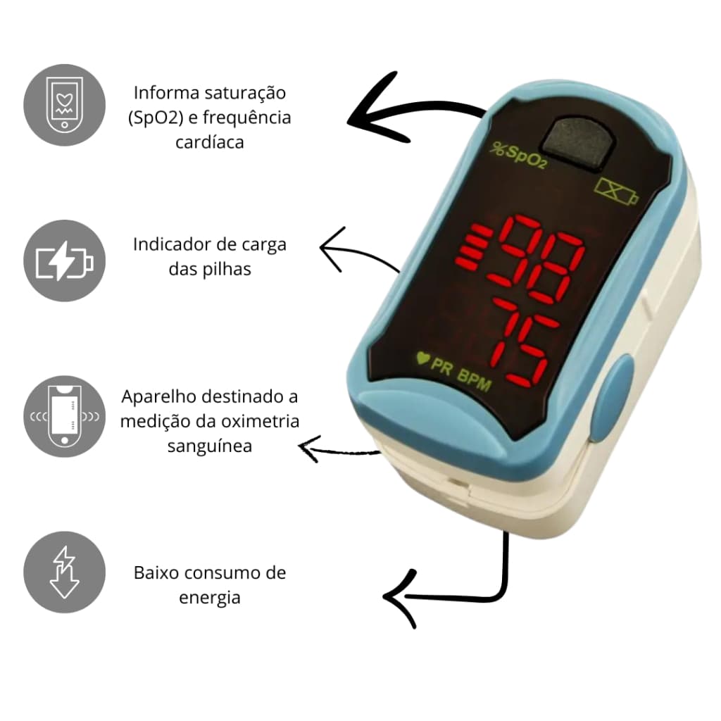 OXÍEMTRO DE DEDO PULSO G-TECH