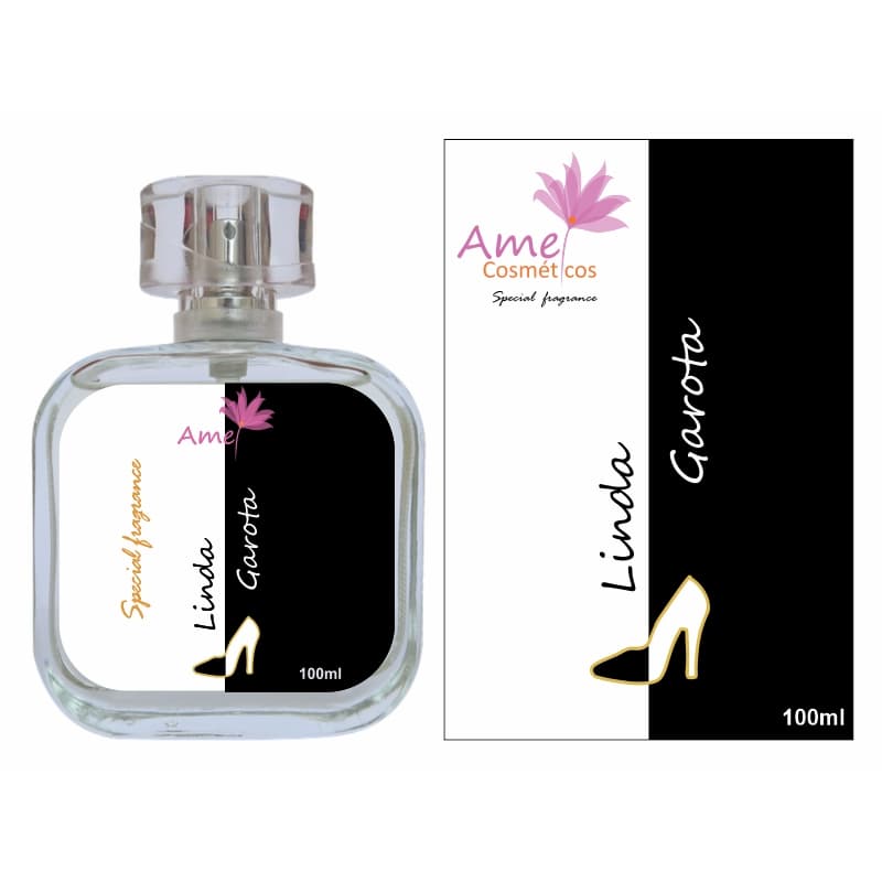 Perfume Amei Cosméticos ORIGINAL Linda Garota 100ml feminino fragrância importada 33% de essência  parfum alta fixação