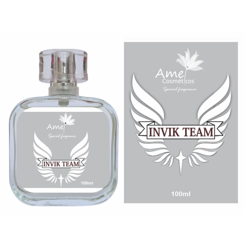 Perfume Amei Cosméticos ORIGINAL Invik Team 100ml Masculino fragrância importada 33% de Essência parfum alta fixação