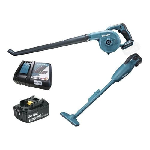 Aspirador Pó Bat 18v 3ah Aspirador + Soprador Dub186z Makita