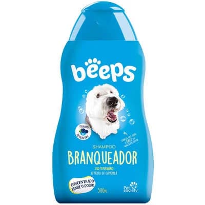 Shampoo Alta Qualidade Pet Society Beeps 500ml Para Cães e Gatos