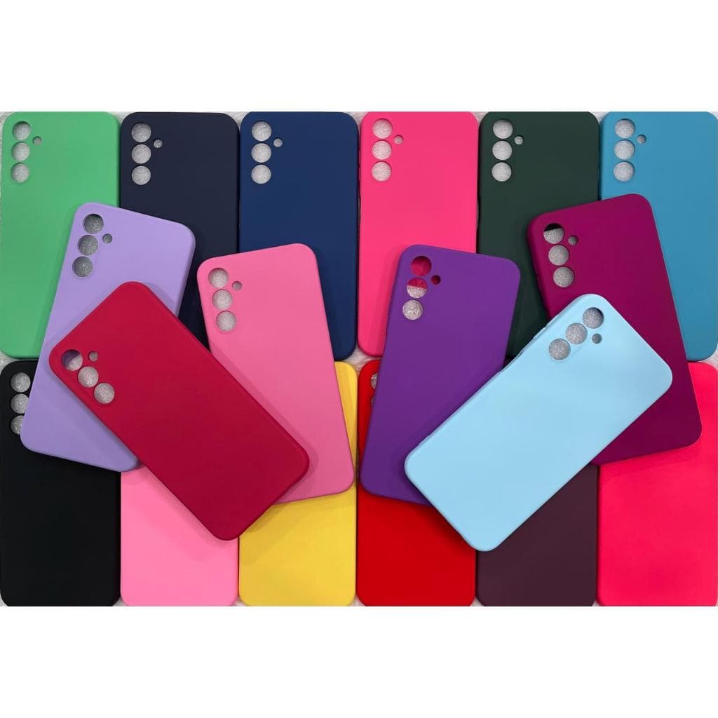 Capa Capinha Para Samsung A14 4G 5G Silicone Aveludado Pelicula Case