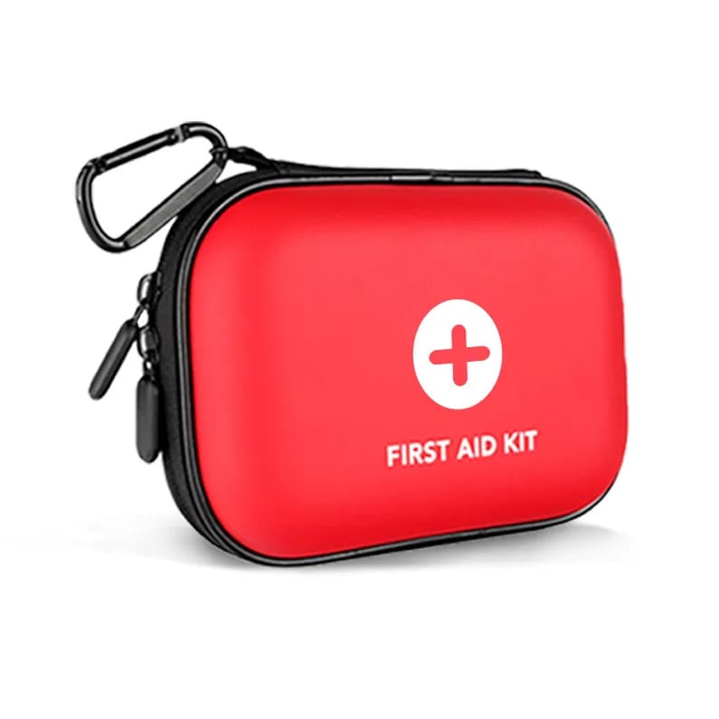Bolsa Caixa  Primeiros Socorros Portátil Vazio Médico De Emergência Viagem  Camping  Kit De Sobrevivência  Vermelho