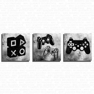 Quadro Decorativo Gamer Videogame Decoração Para Quarto Jogos Controle Minimalista Games Nerd Geek