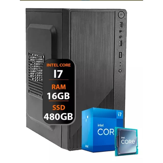 Computador Intel Core I7 4°gera. Ssd 480gb 16gb Memória Ram