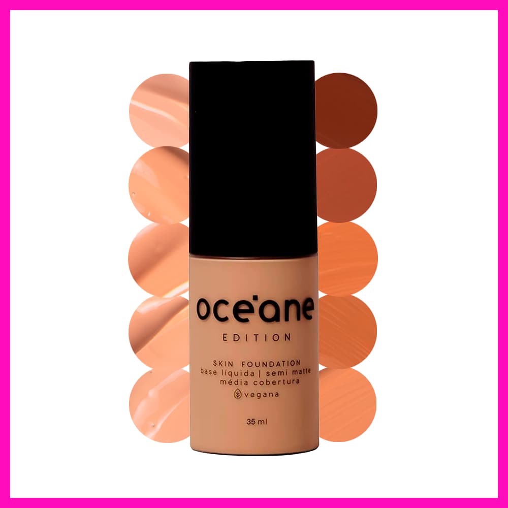 Océane Edition Base Líquida Skin Foundation 35ml (Média Cobertura)