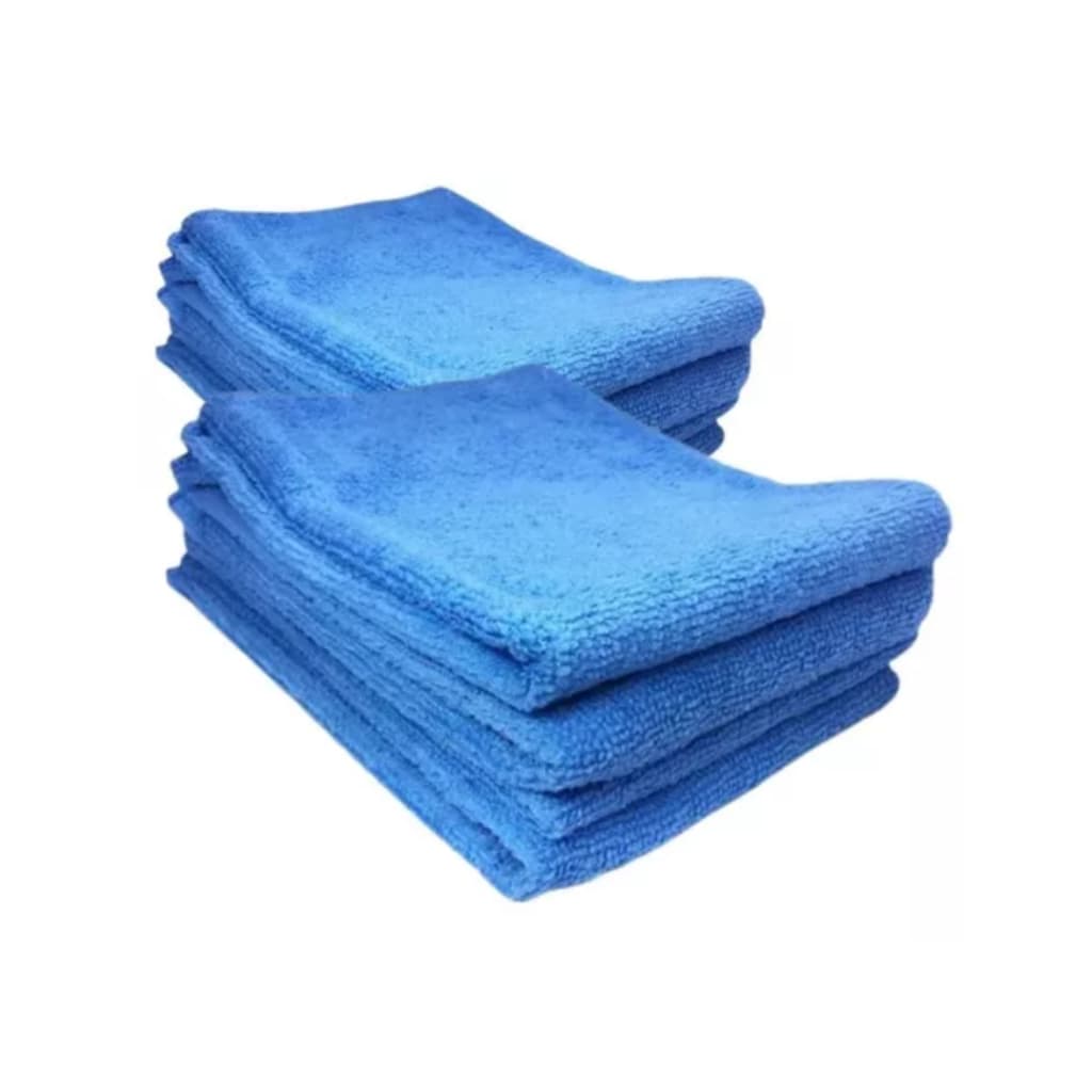 Kit 10 Toalha Microfibra 40 x 40 Cm 230gsm Toalhas Flanelas Automotivas Janela Vidro Mesa Limpeza Interna Externa Casa Escritorio Carro Moto Lavagem Automotiva Automotivo Flanela Pano Panos