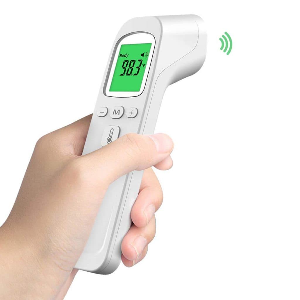 Termometro Digital De Testa Infravermelho Para Medição De Temperatura Febre Sem Contato