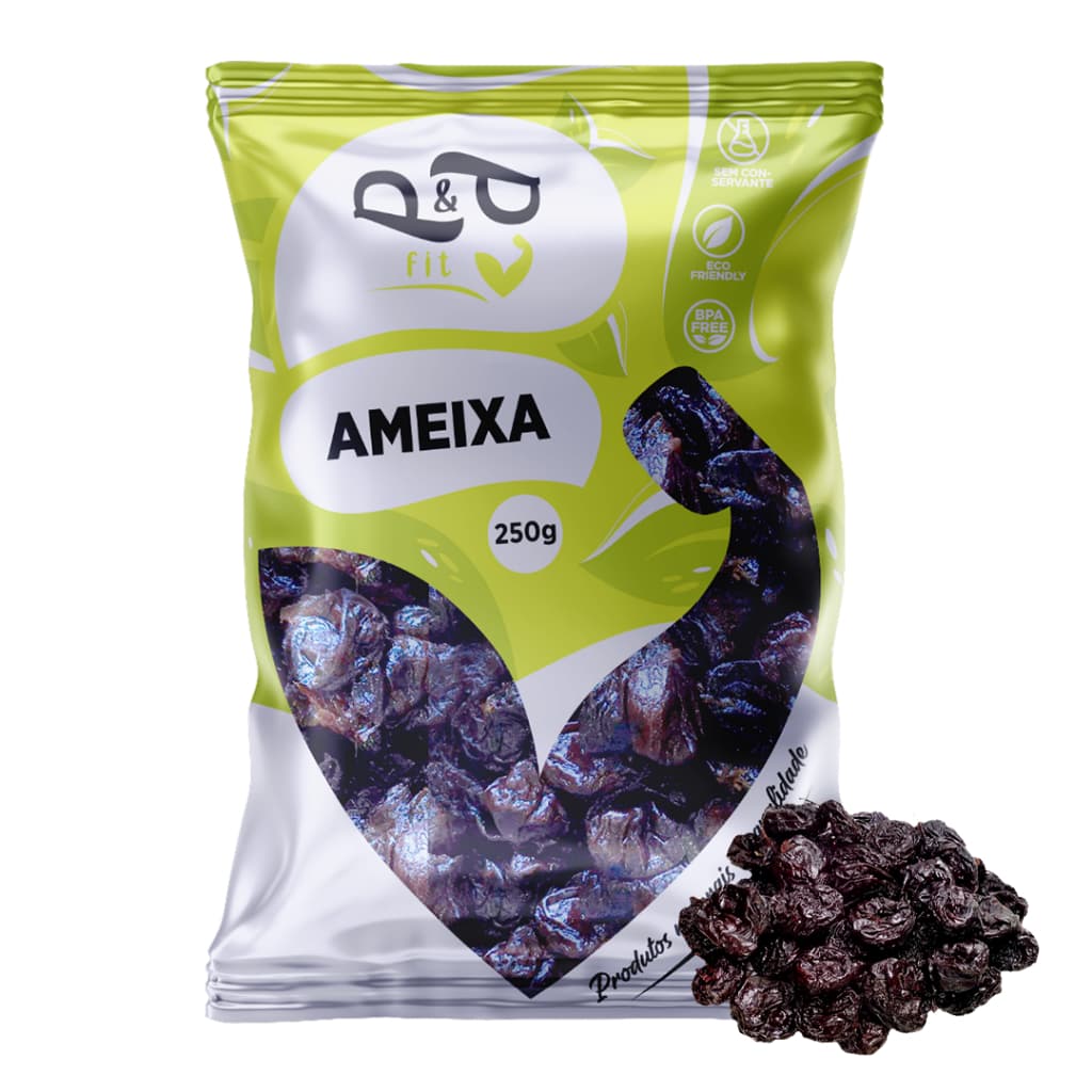Ameixa Seca Sem Caroço 250g - P&P FIT